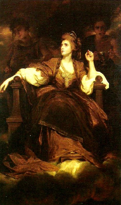 Sir Joshua Reynolds mrs siddons as the tragic muse china oil painting image